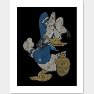 vintage donald animal duck Posters and Art